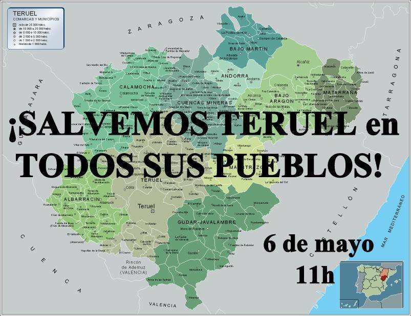 Imagen Salvemos Teruel en todos los pueblos sus pueblos