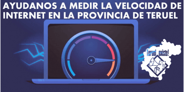 Test de velocidad de internet en la provincia de Teruel