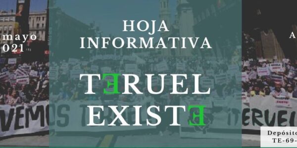 3. Hoja informativa Teruel Existe. Mayo 2021