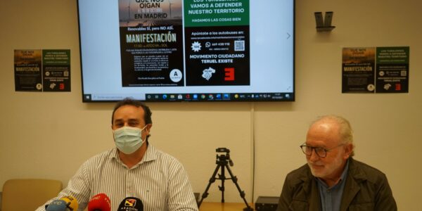 Teruel Existe organiza autobuses a la manifestación de Aliente en Madrid con 173 plataformas “contra la invasión de renovables”