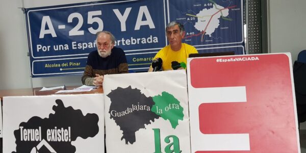Teruel Existe y la Otra Guadalajara unidos de nuevo para reivindicar la autovía A-25