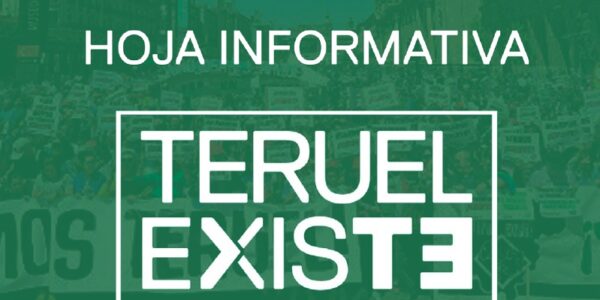 35. Hoja informativa de Teruel Existe. Octubre 2022
